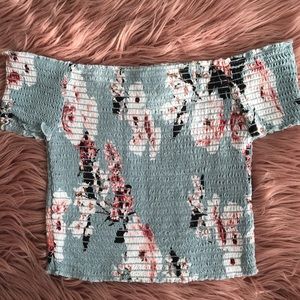 floral crop top